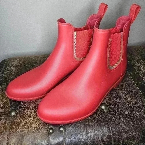 Jack Rogers Shoes - Jack Roger's red rain booties